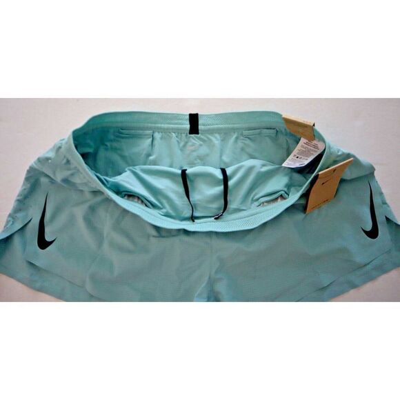 Nike CJ7837 Men's Sz XL Mineral Green Aeroswift ADV 2” Running Racing Shorts - Picture 3 of 8